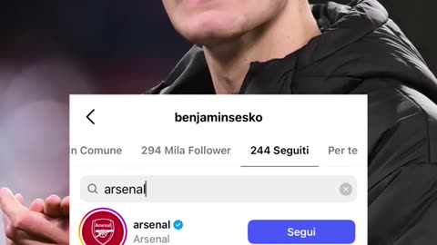 Benjamin Sesko has dropped a HUGE transfer hint