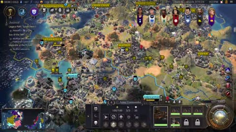 Pachacuti of Murica, Marathon, Deity - Sid Meier's Civilization 7!