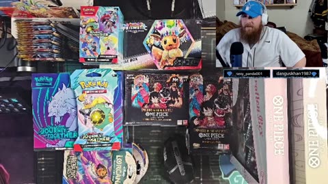 TCG Saturdays! Opening Some Pokemon & One Piece Packs! | Aqua Opens Some Packs