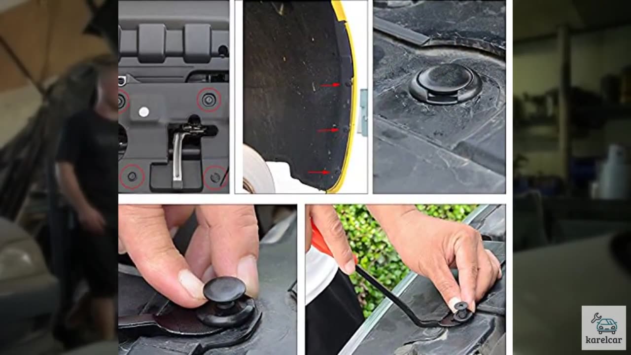 GOOACC 635Pcs Car Push Retainer Clips & Auto Fasteners Assortment -16 Most Popu