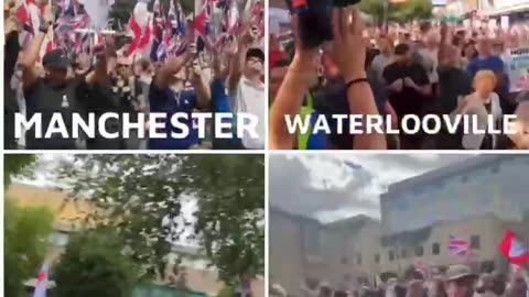 ‼️Massive protests all over Britain today to close the borders due to mass immigration.