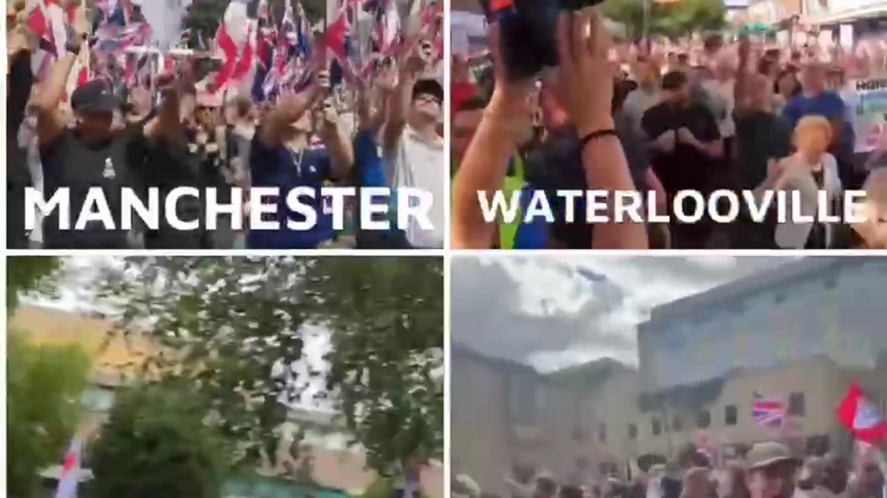 ‼️Massive protests all over Britain today to close the borders due to mass immigration.