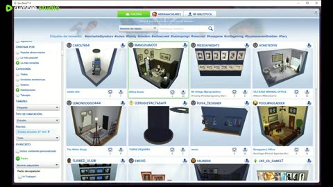 Sims 4 comprobando las familias de esta partida
