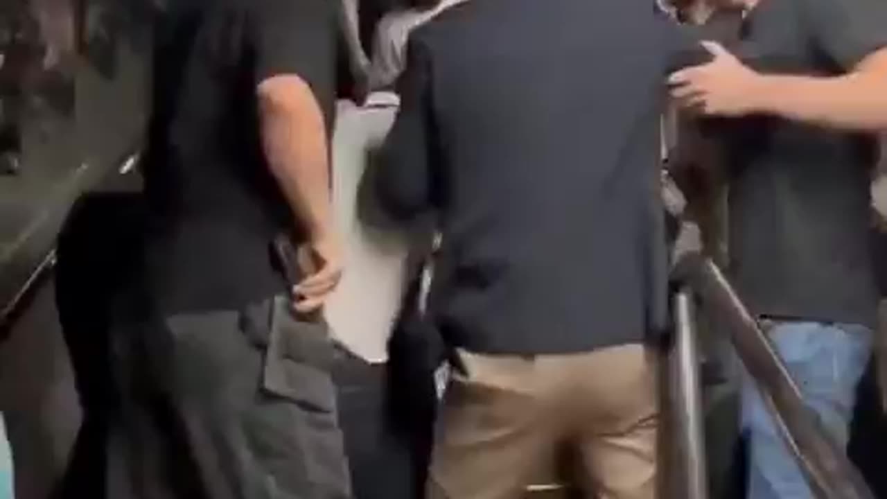 Diversity attacks Englishman with child.