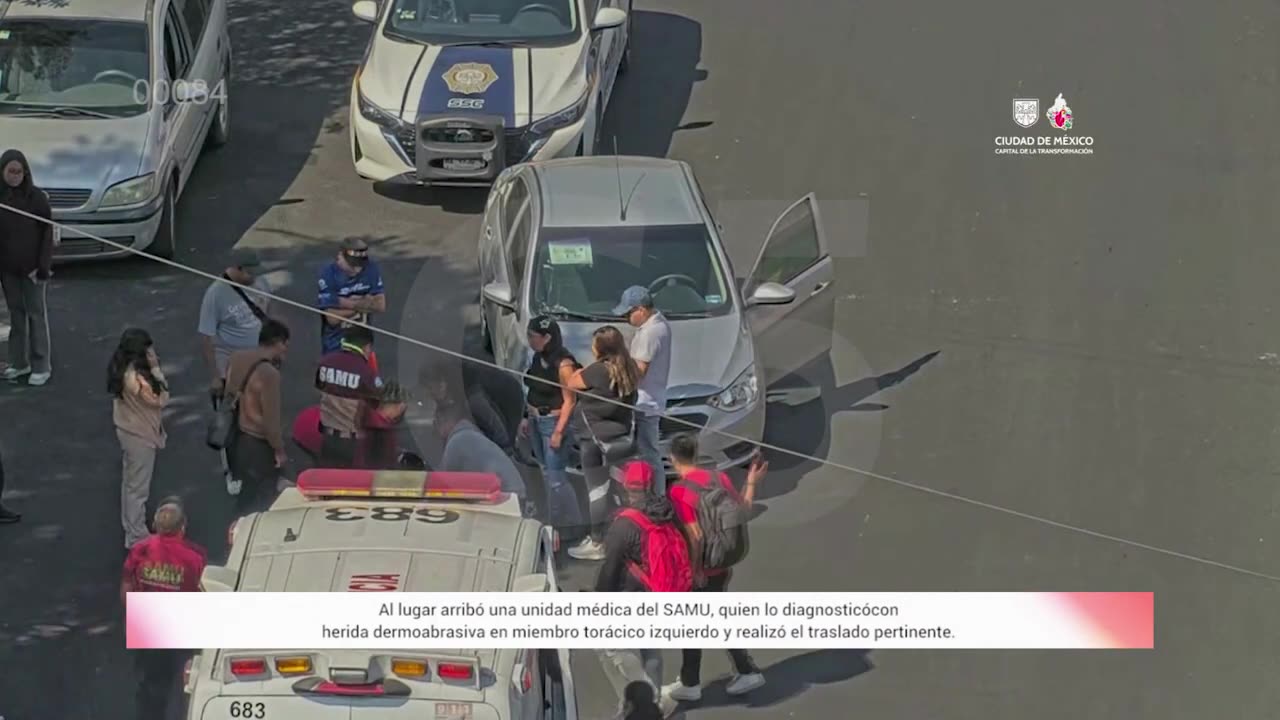 LESIONADO ATROPELLADO | #C5CorazónDeLaCDMX