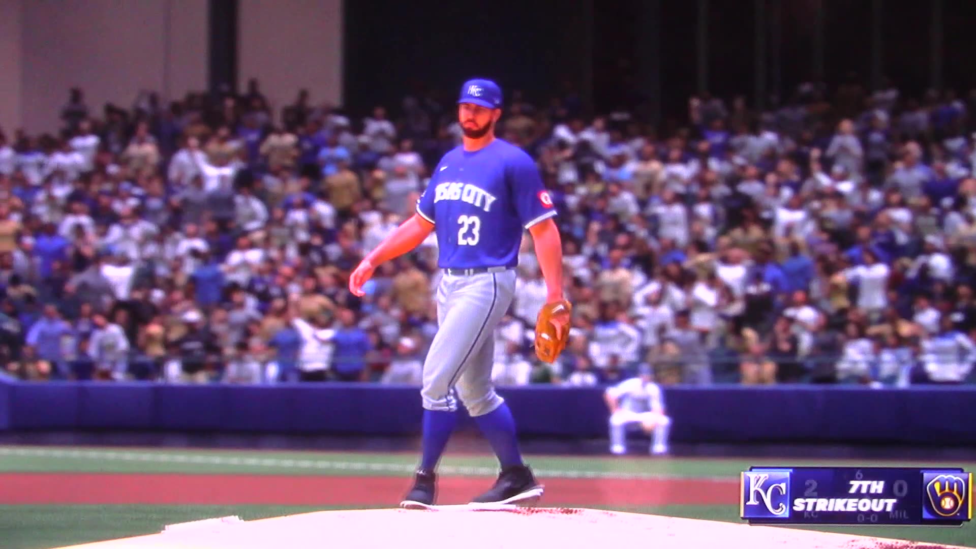 MLB The Show: Kansas City Royals vs Milwaukee Brewers (S20 G65)