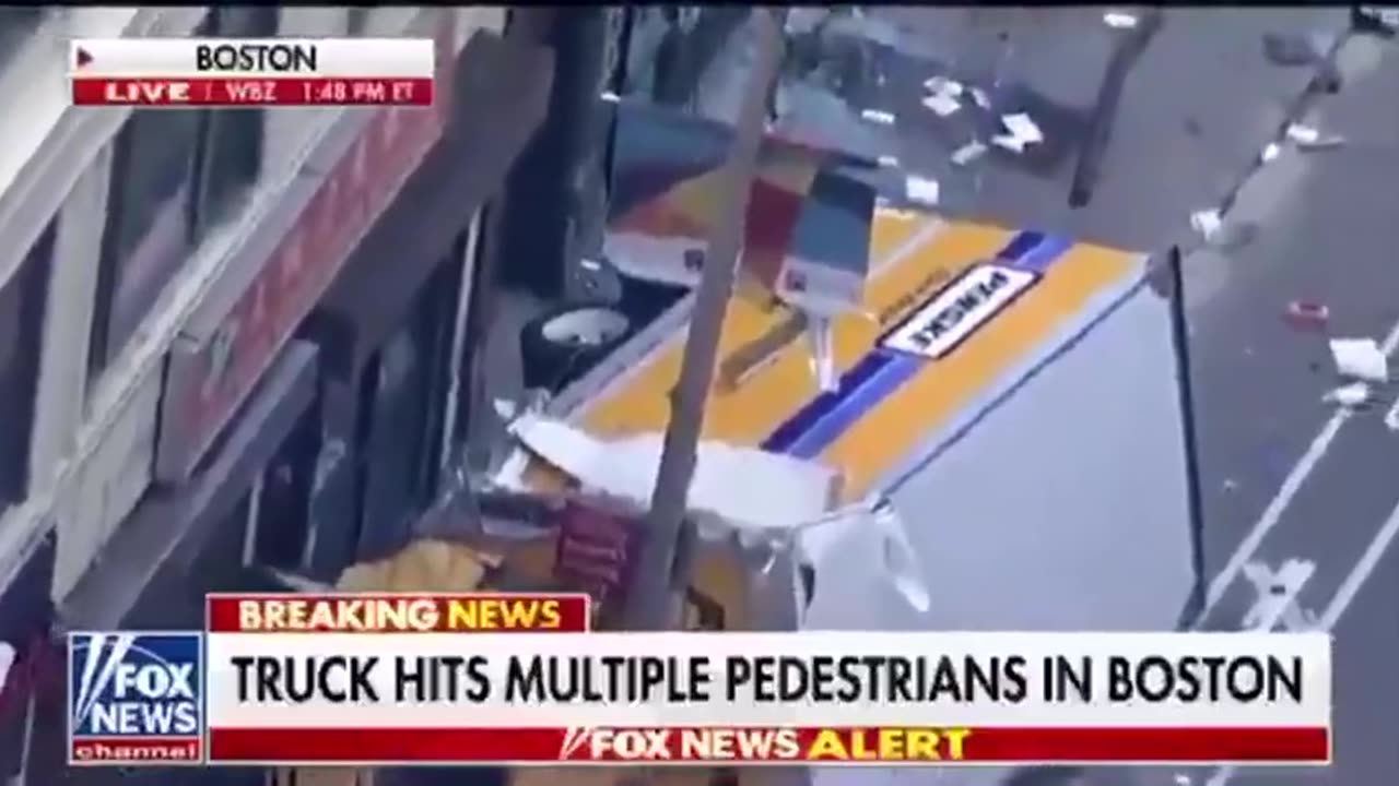 INVESTIGATION UNDERWAY AFTER MULTIPLE PEDESTRIANS 🚑 STRUCK BY TRUCK IN BOSTON