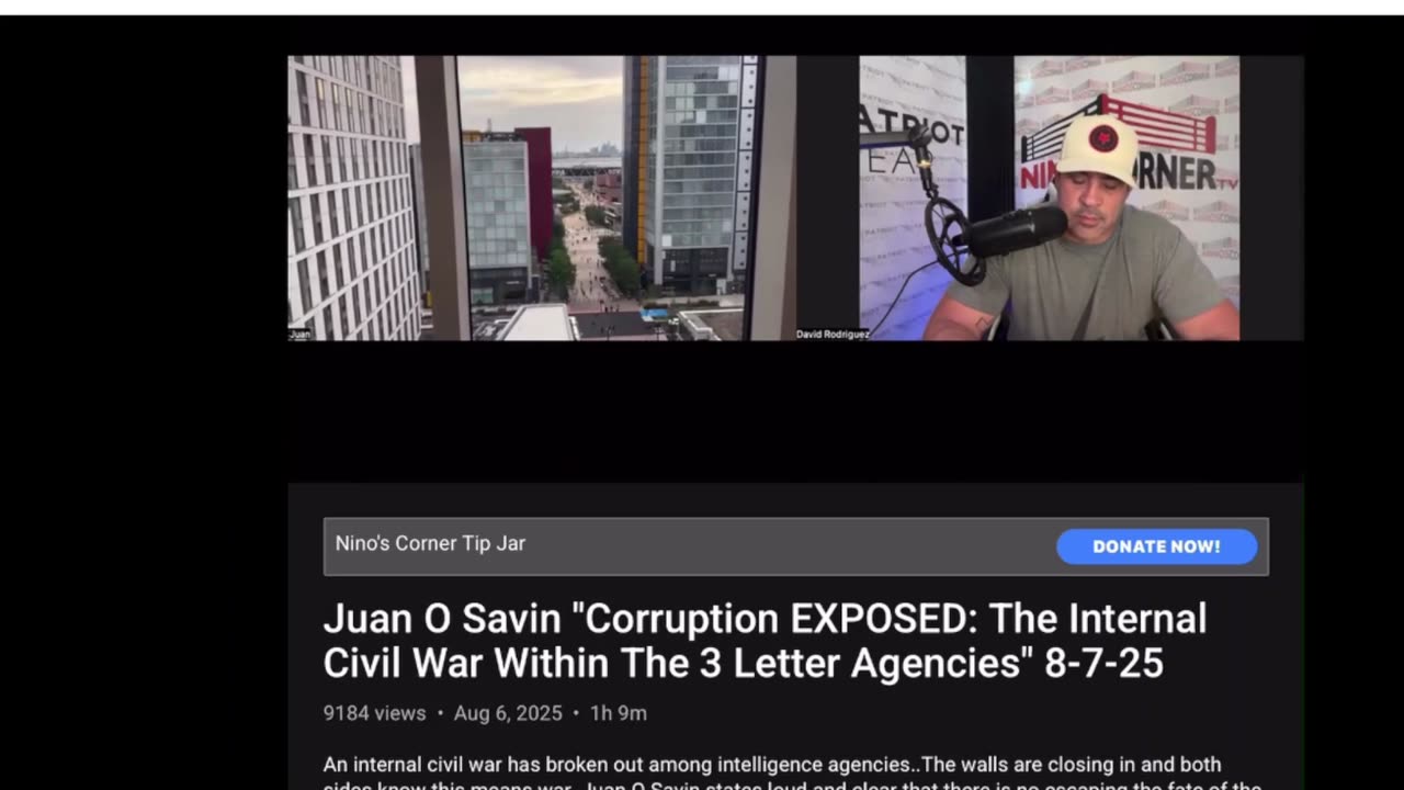 Juan O Savin on Nino's corner 8/6/25