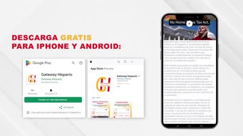 Descarga la nueva App de Gateway Hispanic y mantente informado, sin censura y al instante