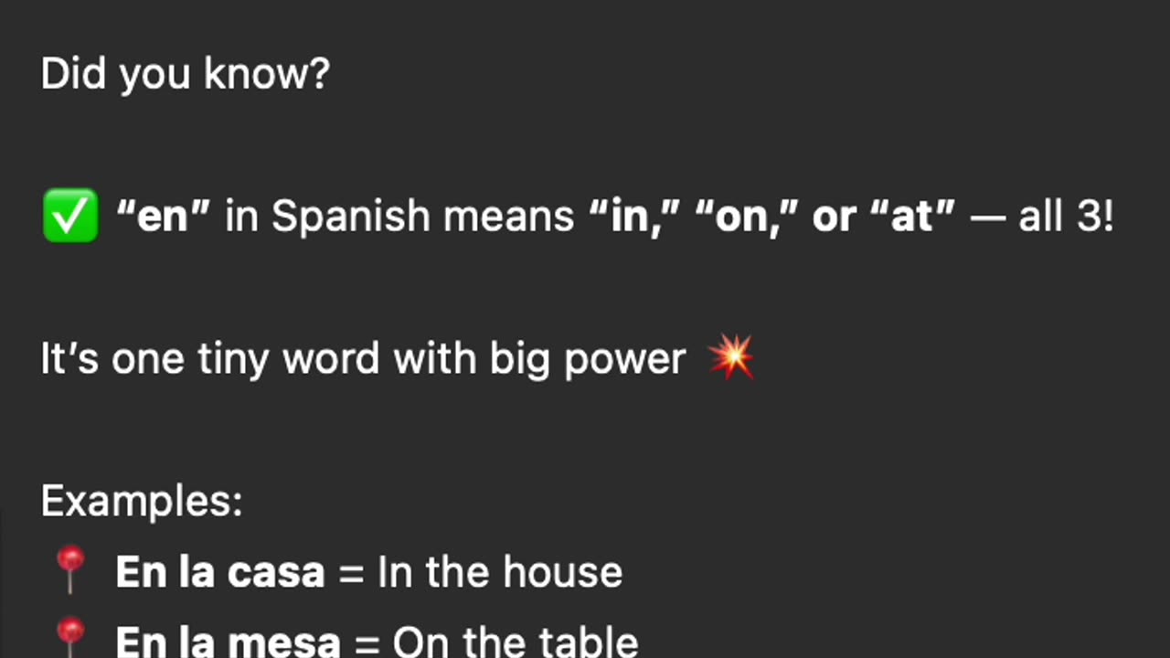 EN = at, on, in