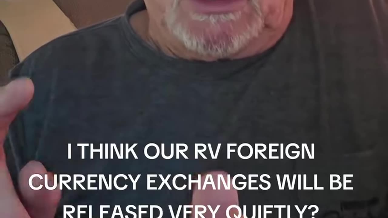 The RV Foreign Currency Exchange will be rleased very quietly. NESARA and GESARA