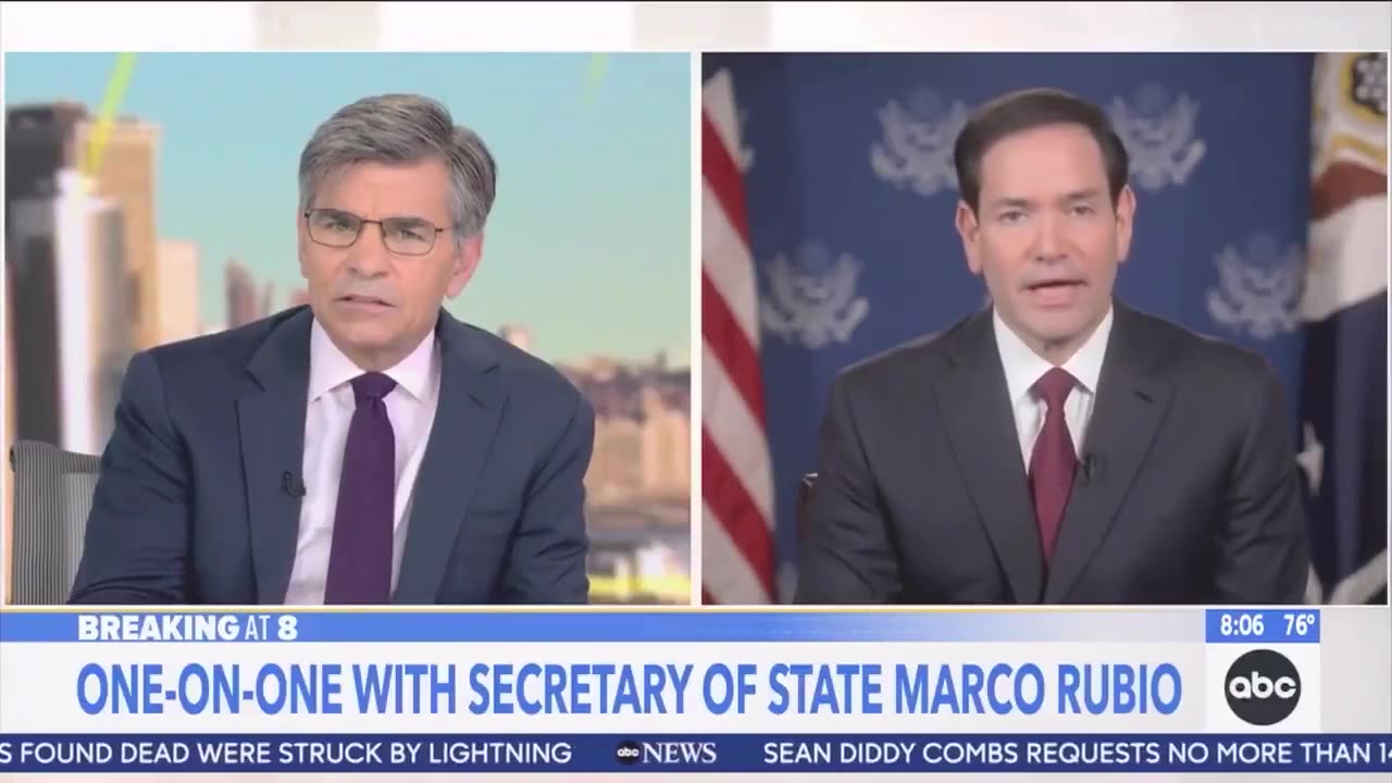 Marco Rubio schools ABC George Stephanopoulos, says no one died because USAID was shut down
