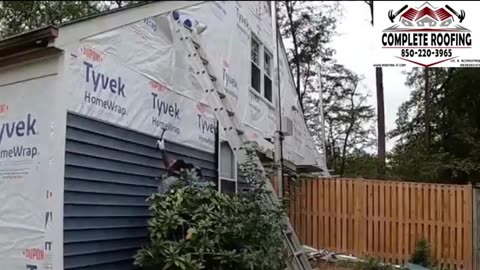 Dutch lap vinyl installation