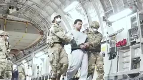 United States transferred a group of 17 Illegals, violent criminals from Tren de Aragua and MS-13