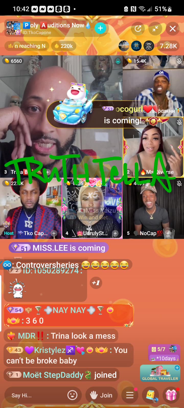 TKO CAPONE POLY AUDITIONS