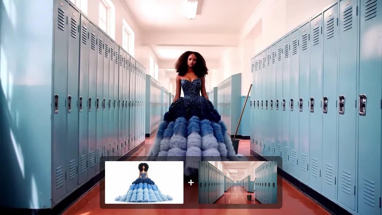 mulher desfilando