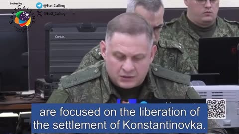 Full subbed version of visit of Vladimir Putin to the command post of the West group of forces.