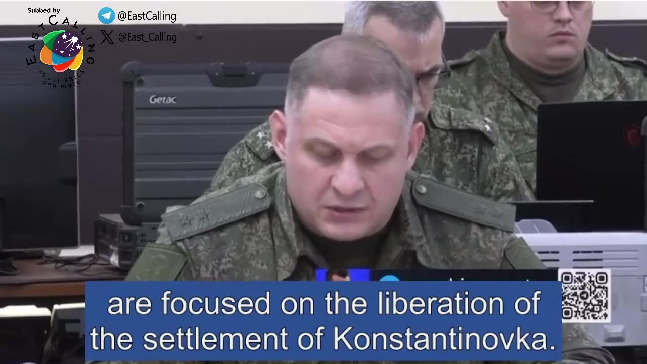 Full subbed version of visit of Vladimir Putin to the command post of the West group of forces.