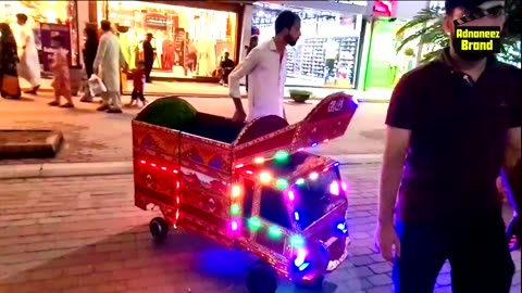 Rawalpindi-Sadar-Nightlife & Shopping-Street-Tour | colorful-lights-busy-street | vlog