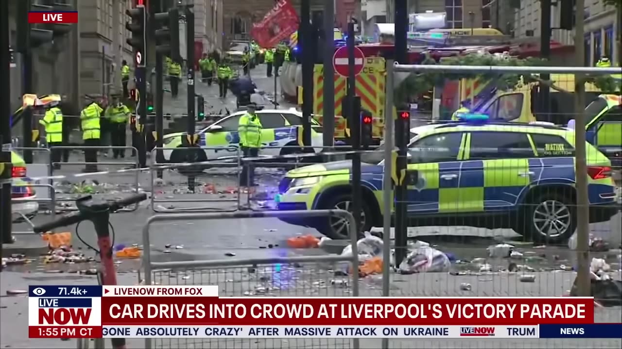 🚨 Car Plows Into Crowd at Liverpool Parade! 🏟️😱