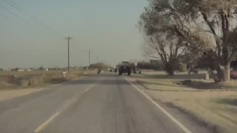 Autopilot Fails and Collides With Tractor