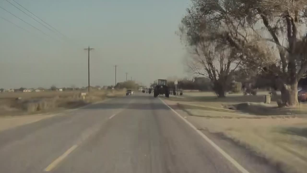 Autopilot Fails and Collides With Tractor