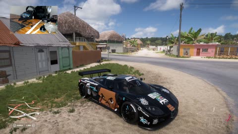 STREET RACING WITH @ForzaTreysVex - steering wheel gameplay