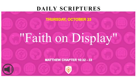 "Faith on Display"
