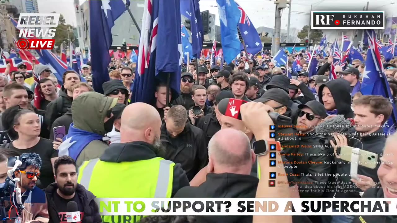17-March for Australia_Melbourne_31/08/2025_Rebel News Coverage Breakdown