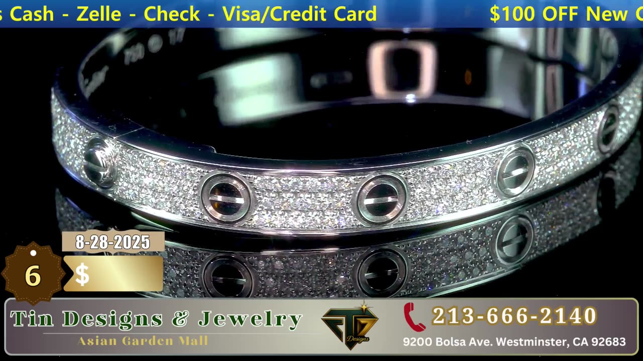 TIN JELWERY & DESIGNS 8-28-2025 | $100 NEW CUSTOMER | $50 OFF RETURNING CUSTOMER #tindesigns