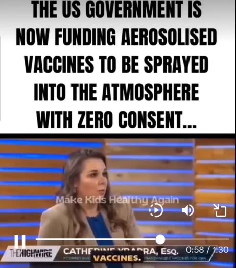 Aerosolised vaccines to give EVERYONE the mRNA toxic jab with NO CONSENT!