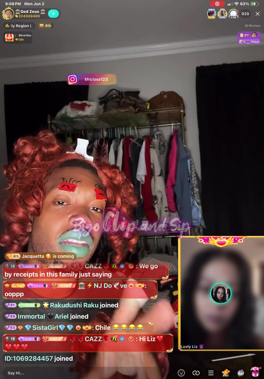 God Zeus asks Liz why she was sitting on TKOs panel after past history 6/2/25 #bigoclipandsip