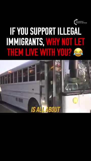 IF YOU SUPPORT ILLEGAL IMMIGRANTS, WHY NOT LET THEM LIVE WITH YOU?🤣