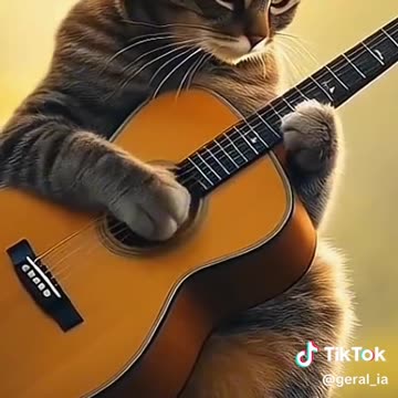 Gato Tocando Brasileirinho