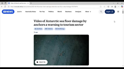 ABC article featuring a Matt hint at big developments down in Antarctica