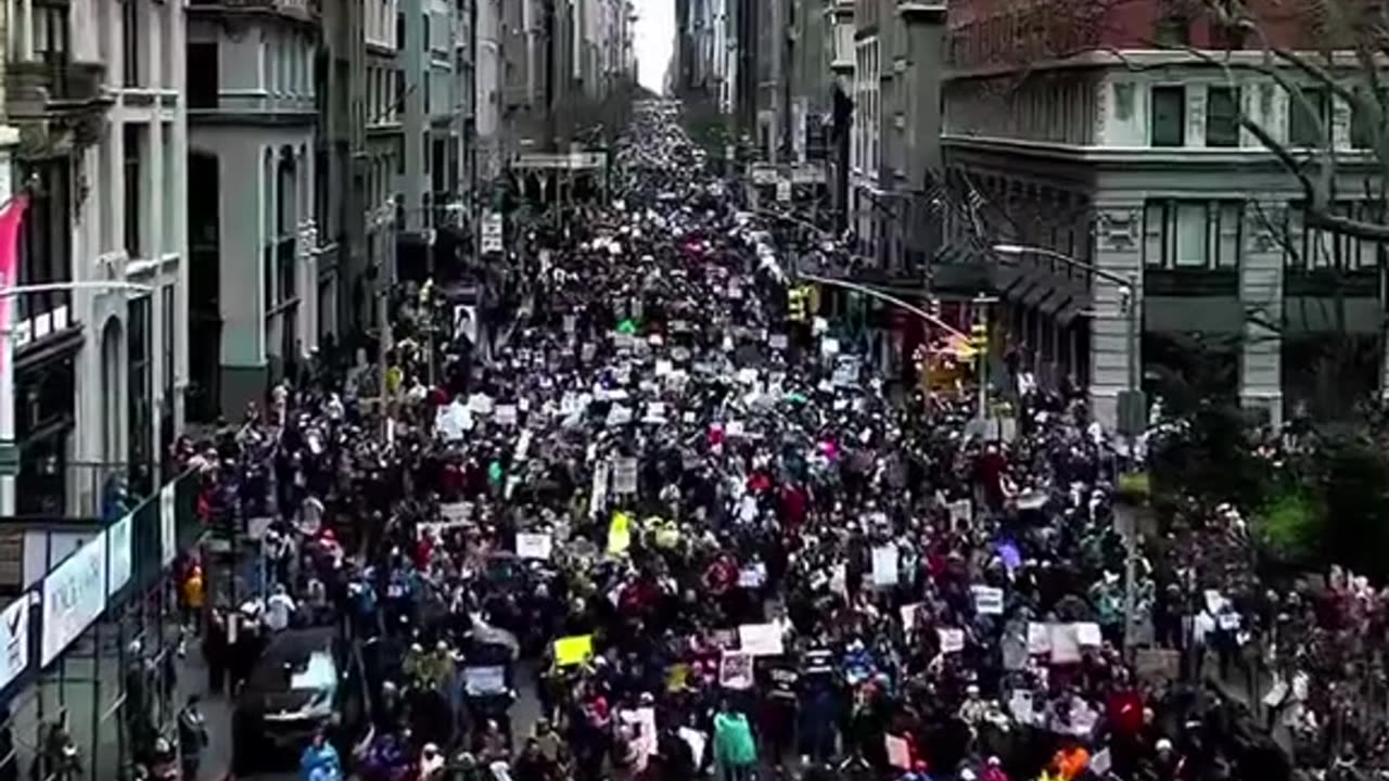 America Rises Together at April 5th Hands Off Rally From New York to Los Angeles