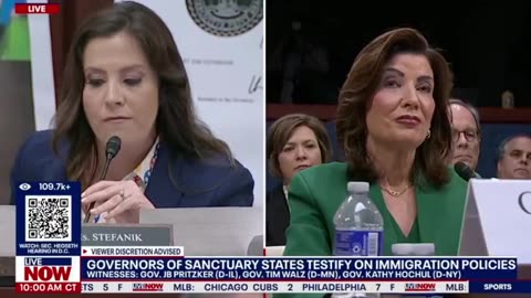 Governor Hochul squirms in her seat as she gets grilled by her own signatures
