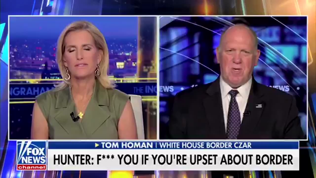 EPIC! Tom Homan UNLEASHES on Former First Drug Addict Hunter Biden
