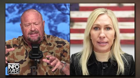 MUST WATCH BREAKING EXCLUSIVE: MTG Tells Alex Jones The White House Knows They Are Going To Lose The Midterms! MTG has trans mafia chasing her all over, after she put bill in to stop genial mutilation of children. Gavin Newsome wants to create another Eps