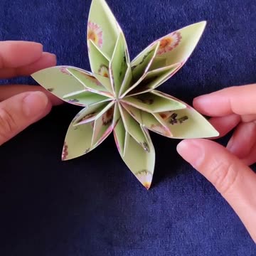 "Easy 3D Origami Flower Tutorial – Beautiful Paper Craft DIY!"