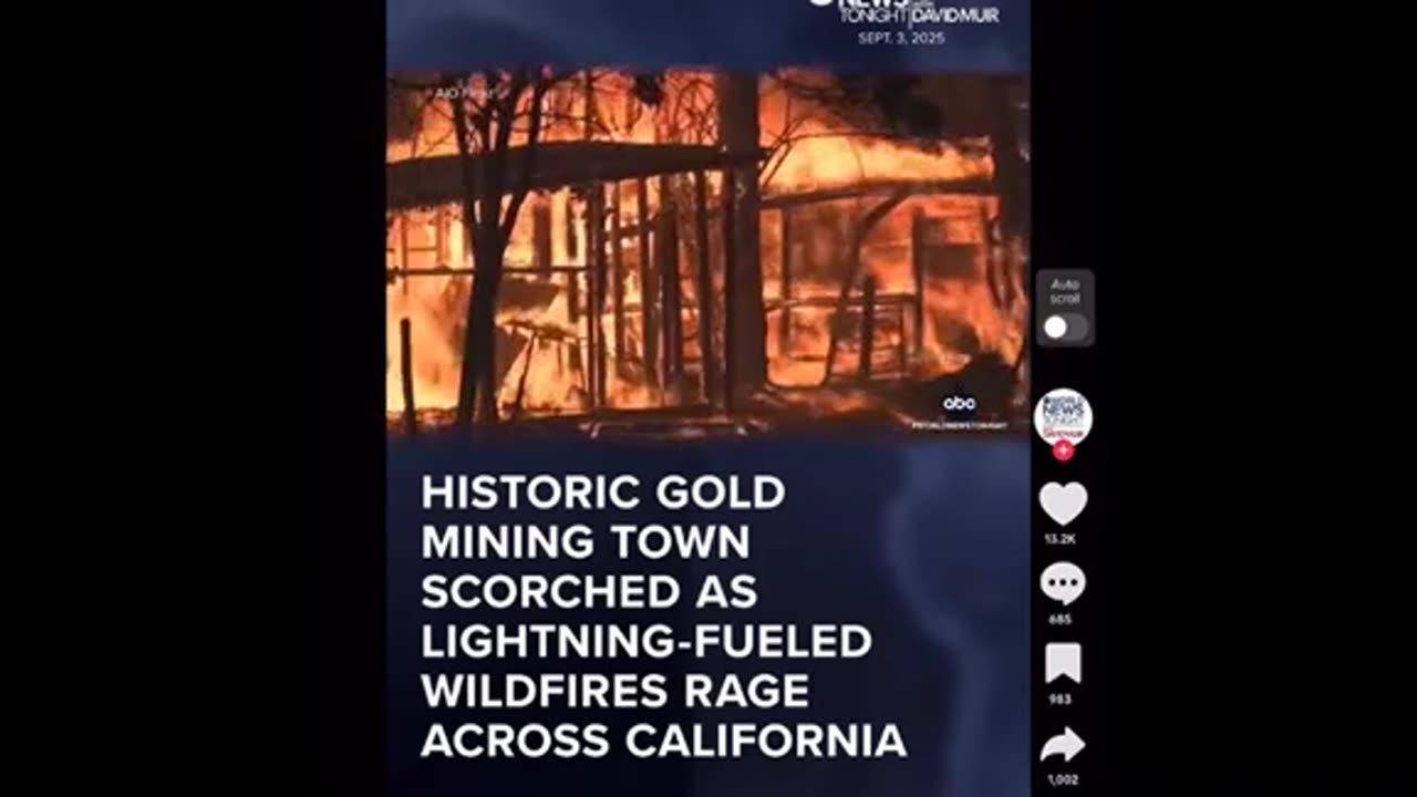 "Lighting Strikes" causing fires in Cali gold mining towns ..