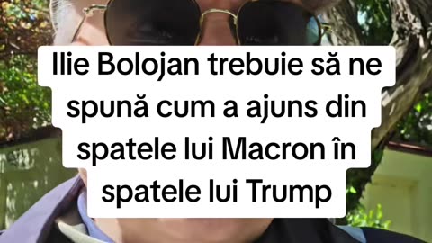 #apr28 Ilie Bolojan trebuie sa ne spuna cum a ajuns din spatele lui Macron in spatele lui Trump