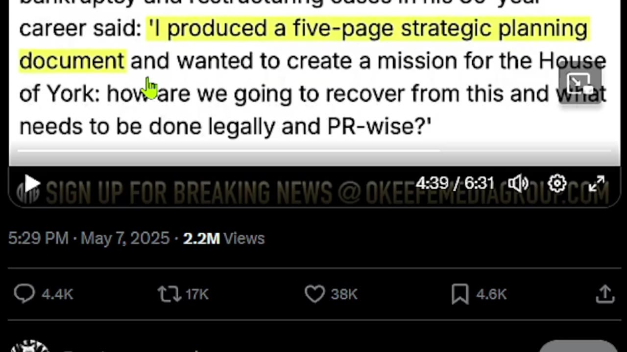 James O’Keefe just dropped a bombshell.