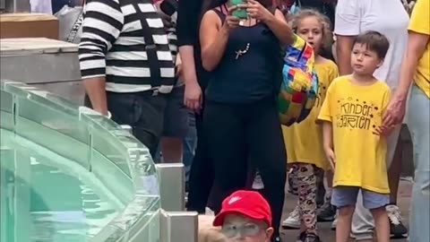 Why crowd so happy?