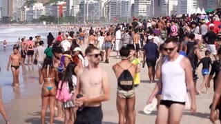 Lady Gaga fans converge on Brazil beach ahead of free concert