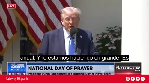 Donald Trump: "We must always be one nation under God"