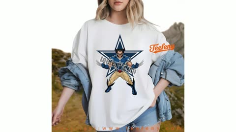 Dallas Cowboys Wolverine Marvel Shirt Graphic