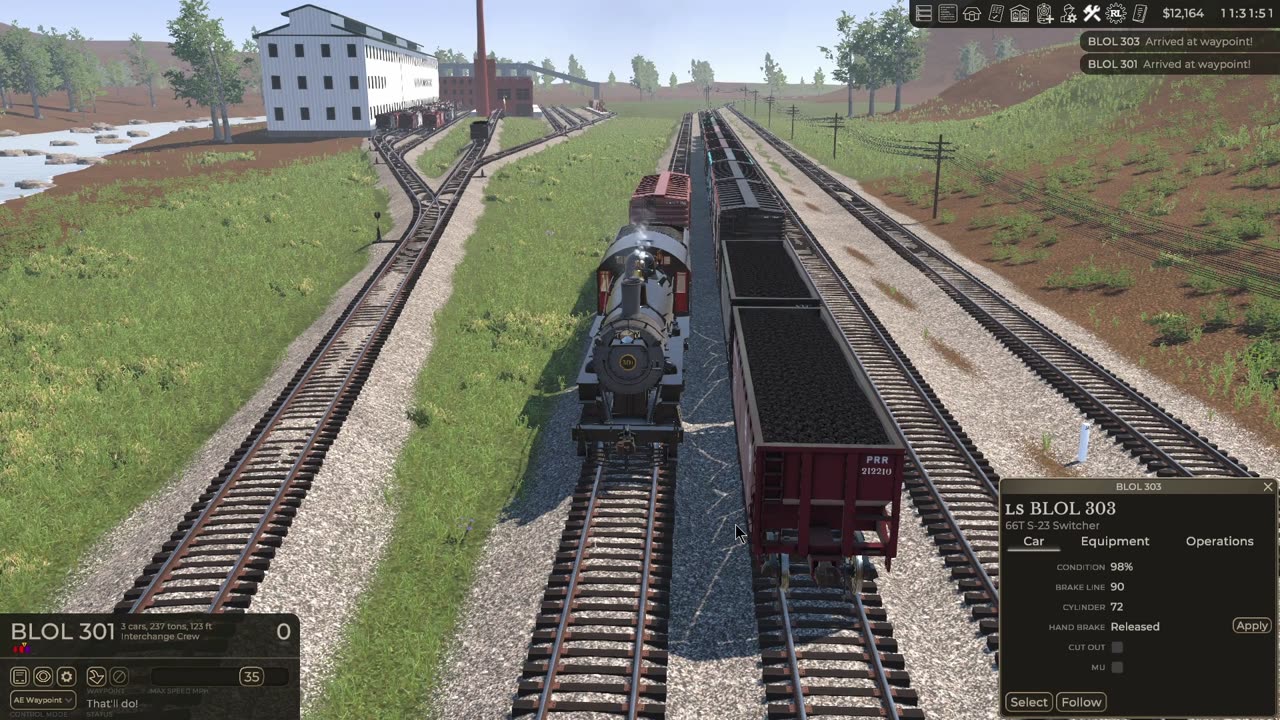 Railroader S01E11 - Little bit of East Whitter Yard and Sugar Mill