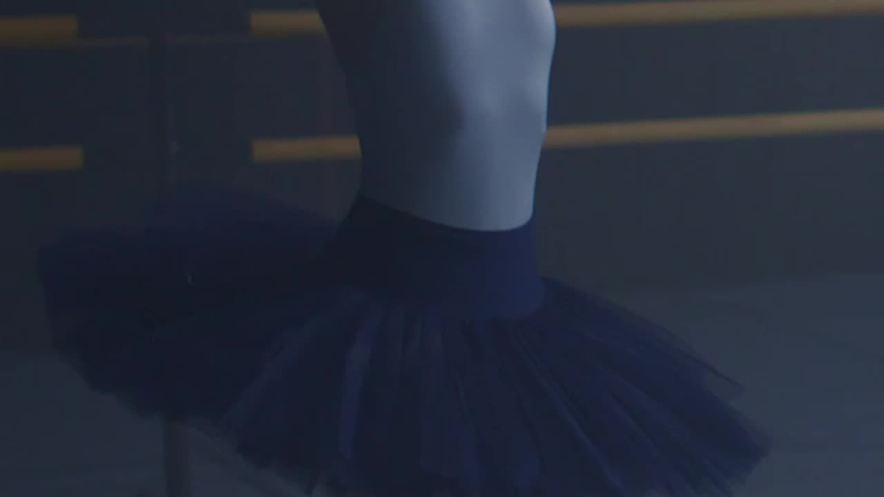 Ballerina Performing Graceful Movements