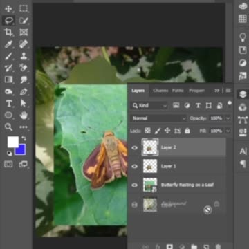 Blend 2 Images in Photoshop